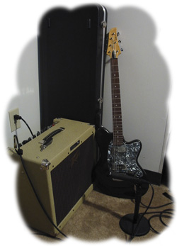 Ibanez Talman guitar and Fender Classic 30 amp